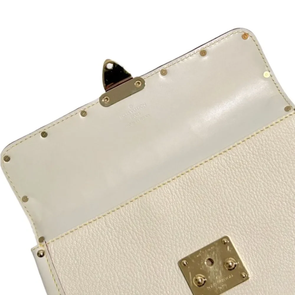 Louis Vuitton Suhali L'Aimable Leather Shoulder Handbag White (Ivory)